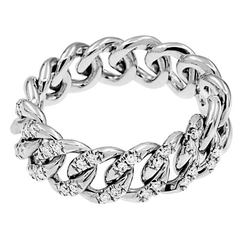 Anillo Diamante oro Blanco 000104