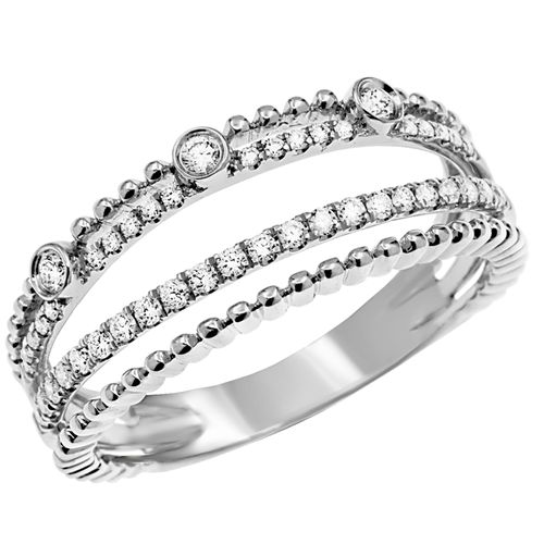 Anillo Diamante oro Blanco 000093