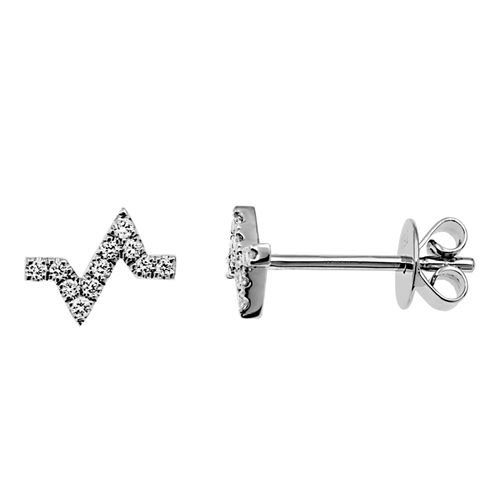 Aretes Diamante oro Blanco 000182