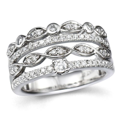 Anillo Diamante oro Rosa 000036