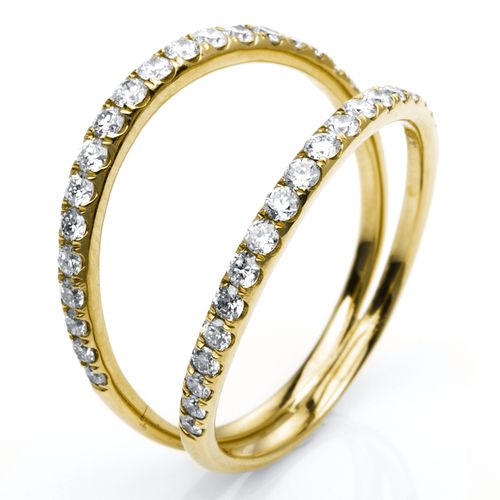 Anillo Diamante oro Amarillo 000212