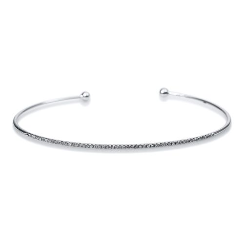 Pulsera Diamante oro Blanco 000284