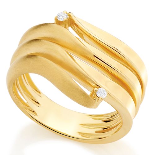 Anillo Diamante oro Amarillo 000320