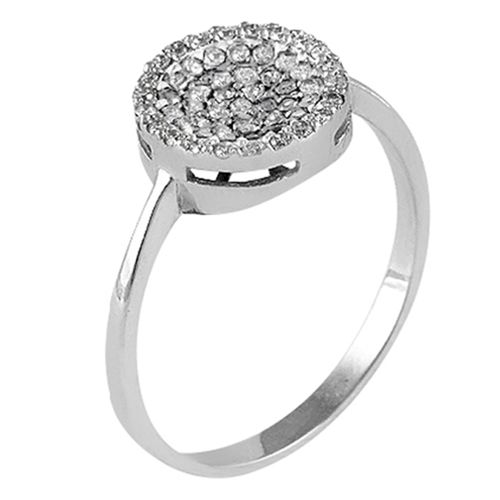 Anillo Diamante oro Blanco 000361
