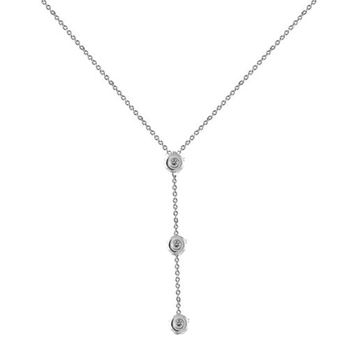 Cadena Diamante oro Blanco 000487