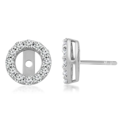 Aretes Diamante oro Blanco 000624