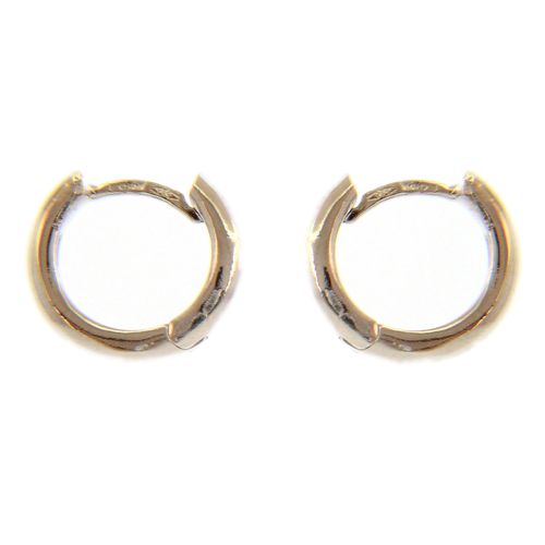 Aretes oro oro Blanco 000707