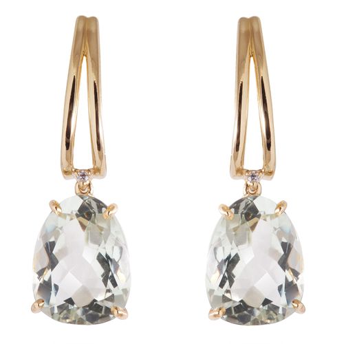 Aretes Prazolita oro Amarillo 001128