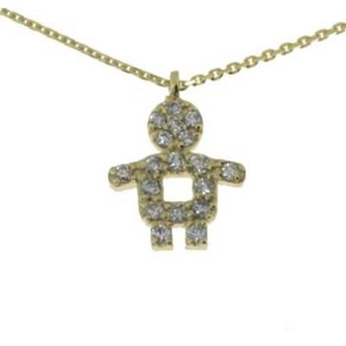 Cadena Diamante oro Amarillo 001193