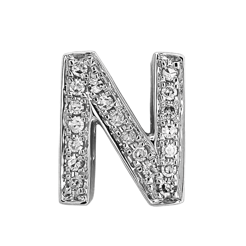 DIJE DIAMANTE ORO BLANCO 001227