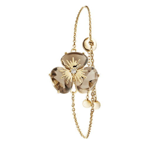 PULSERA CUARZO ORO AMARILLO 001326