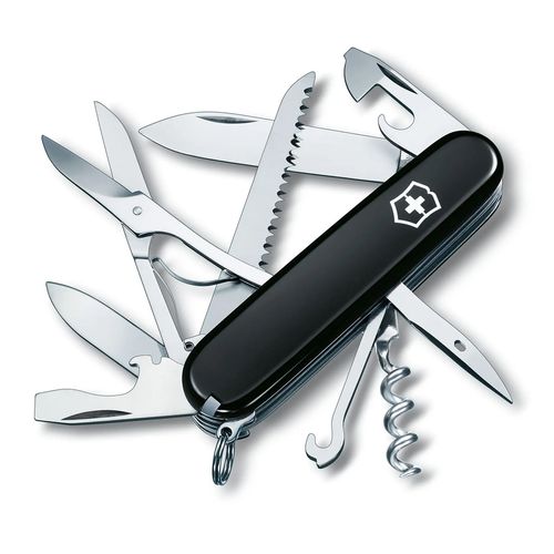Navaja Mediana Suiza Huntsman Negra Victorinox