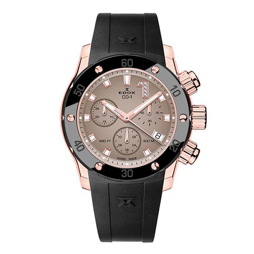Reloj Edox CO-1 Chronolady 10255-37RCA-BRDR