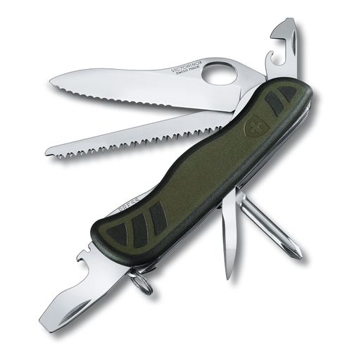 Navaja Grande Suiza Del Soldado 08 Verde Victorinox - 0.8461.MWCH