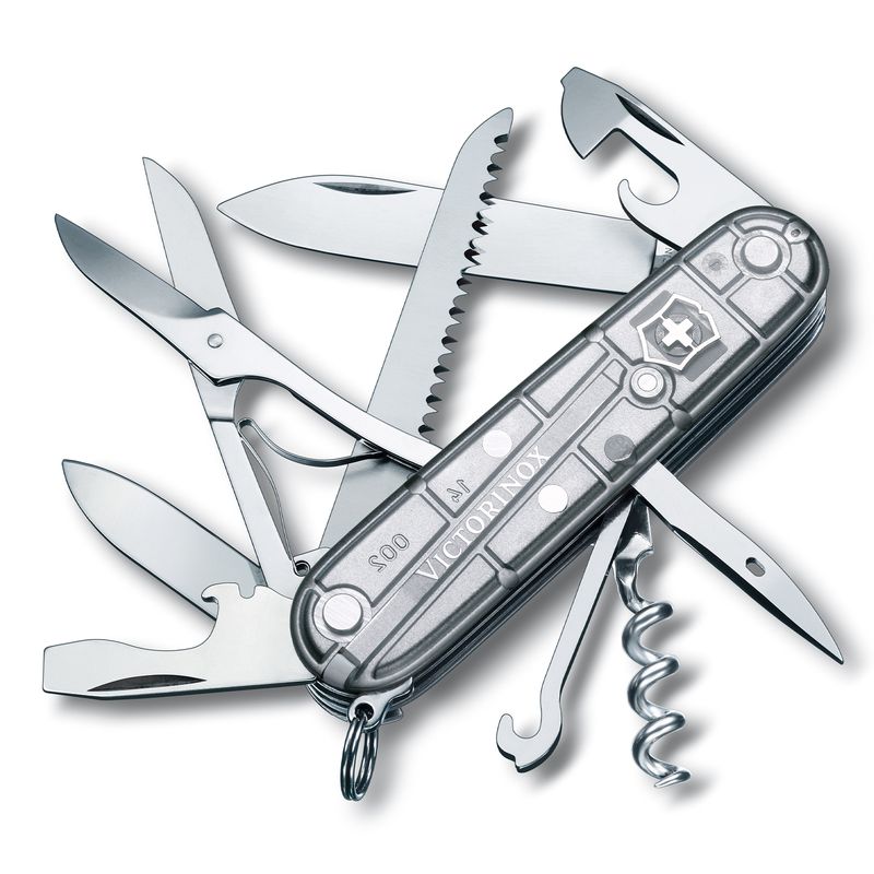 Navaja-Mediana-Suiza-Huntsman-Gris-Transparente-Victorinox---1.3713.T7