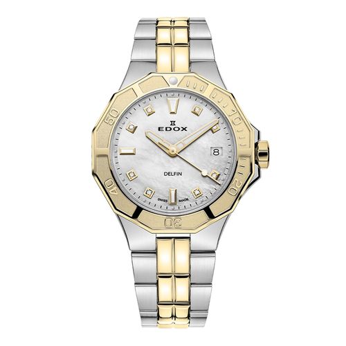 Reloj Edox Delfin The Original Diver Date Lady 53020-357JM-NADD
