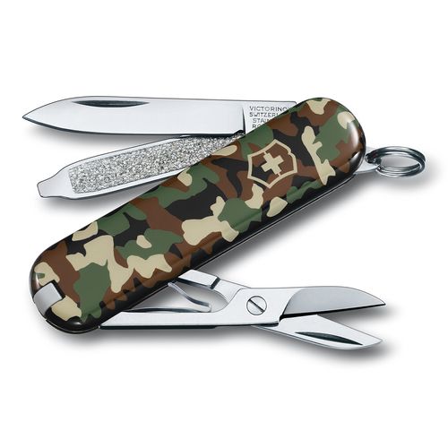 Navaja Mediana Classic SD - Camouflage Verde - Camuflaje Victorinox - 0.6223.94