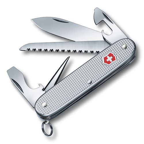 Navaja Mediana Farmer Alox Gris Victorinox - 0.8241.26