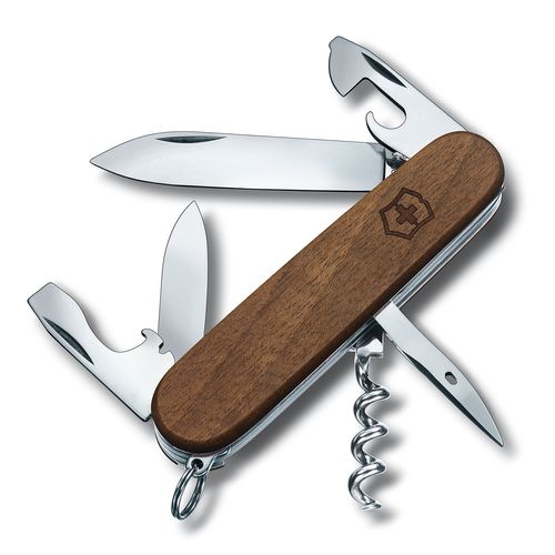 Navaja Mediana Spartan de madera Café  Victorinox - 1.3601.63